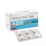 Azee 250mg (Azithromycin) - 120 Tablet/s